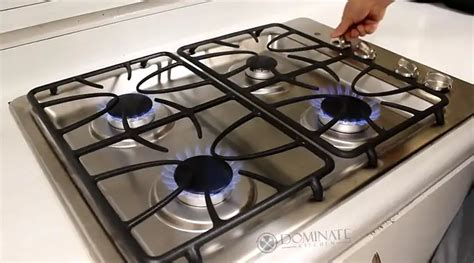 convert electric stove top to gas